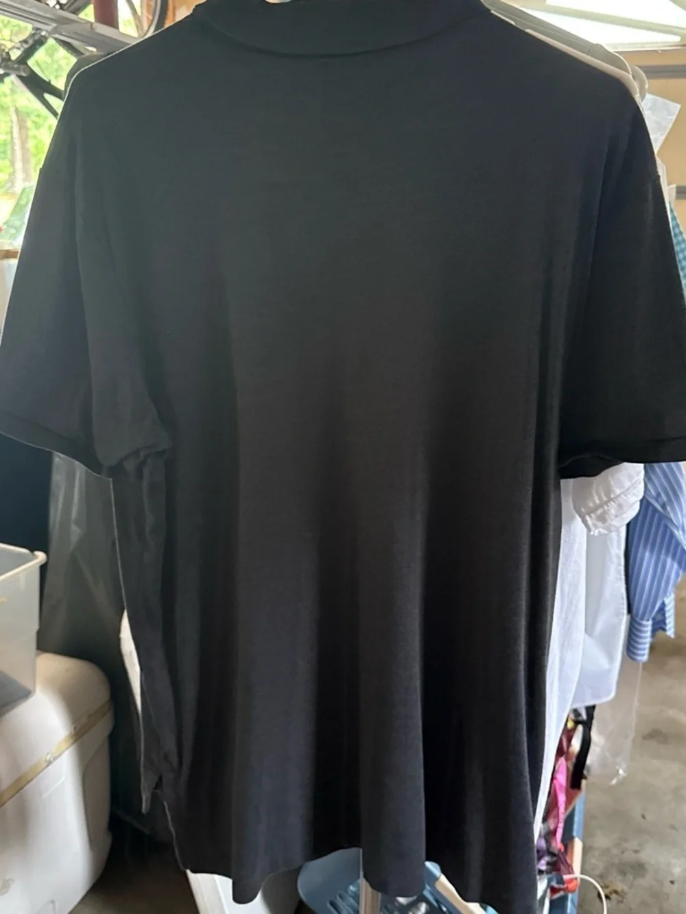 Ralph Lauren Black Short-Sleeve Polo Shirt with Pony Logo